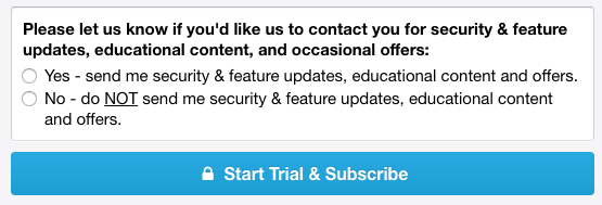 freemius checkout gdpr opt-in