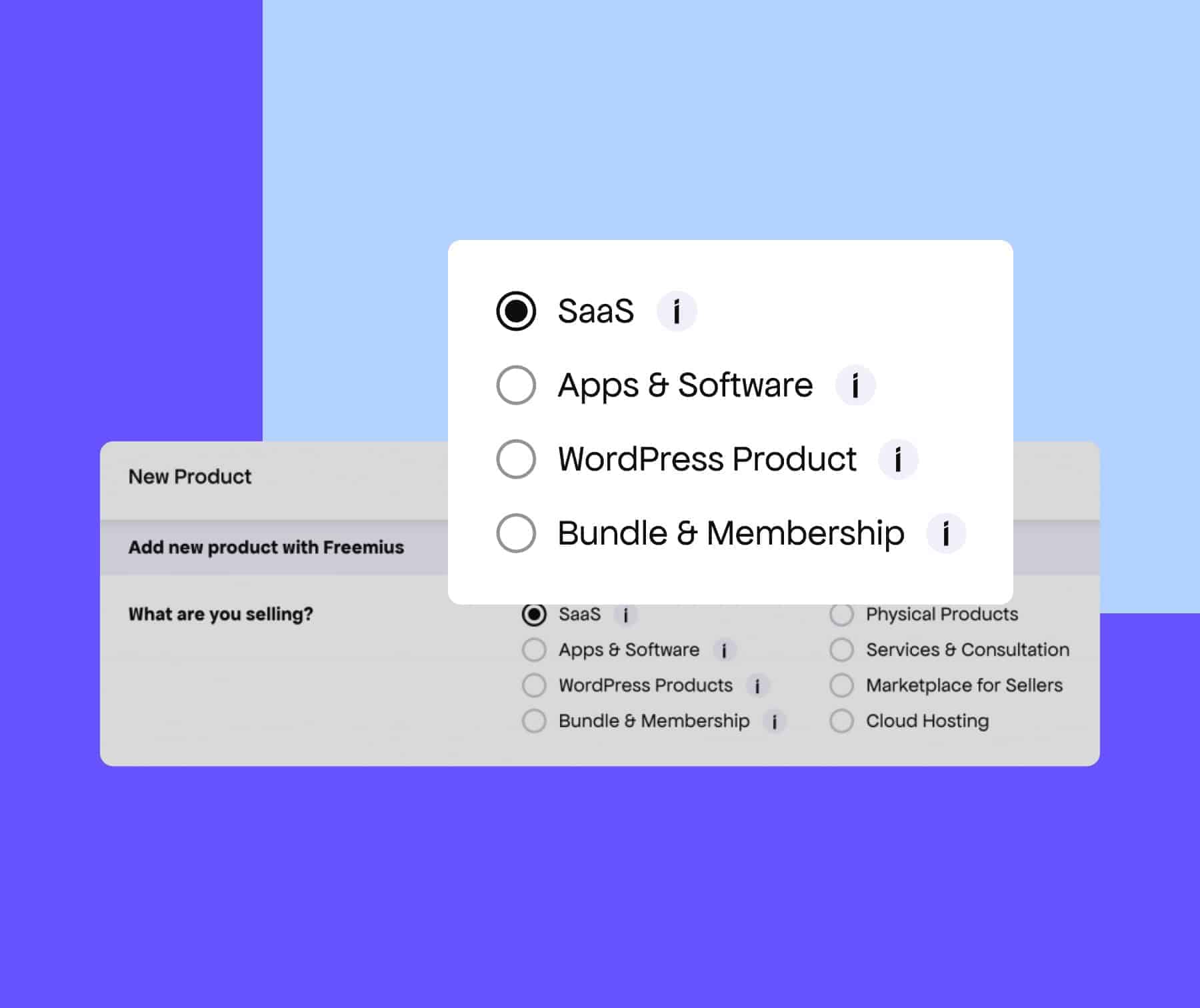 New Product Form with Clear Category