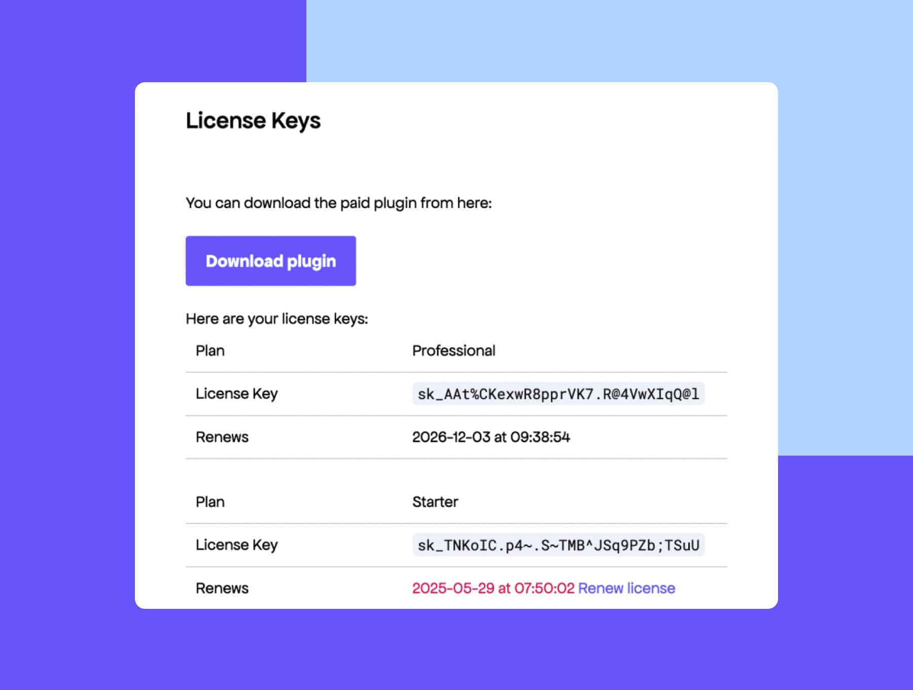 Sample Email for License Recovery Tool Users